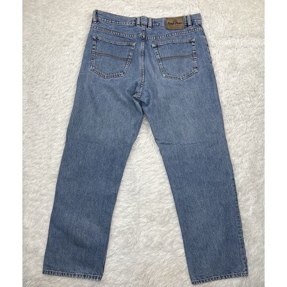 Vintage Tommy Bahama Indigo Palms‎ Jeans Mens Size 34x28 Actual Blue Y2k 90s - Picture 9 of 11